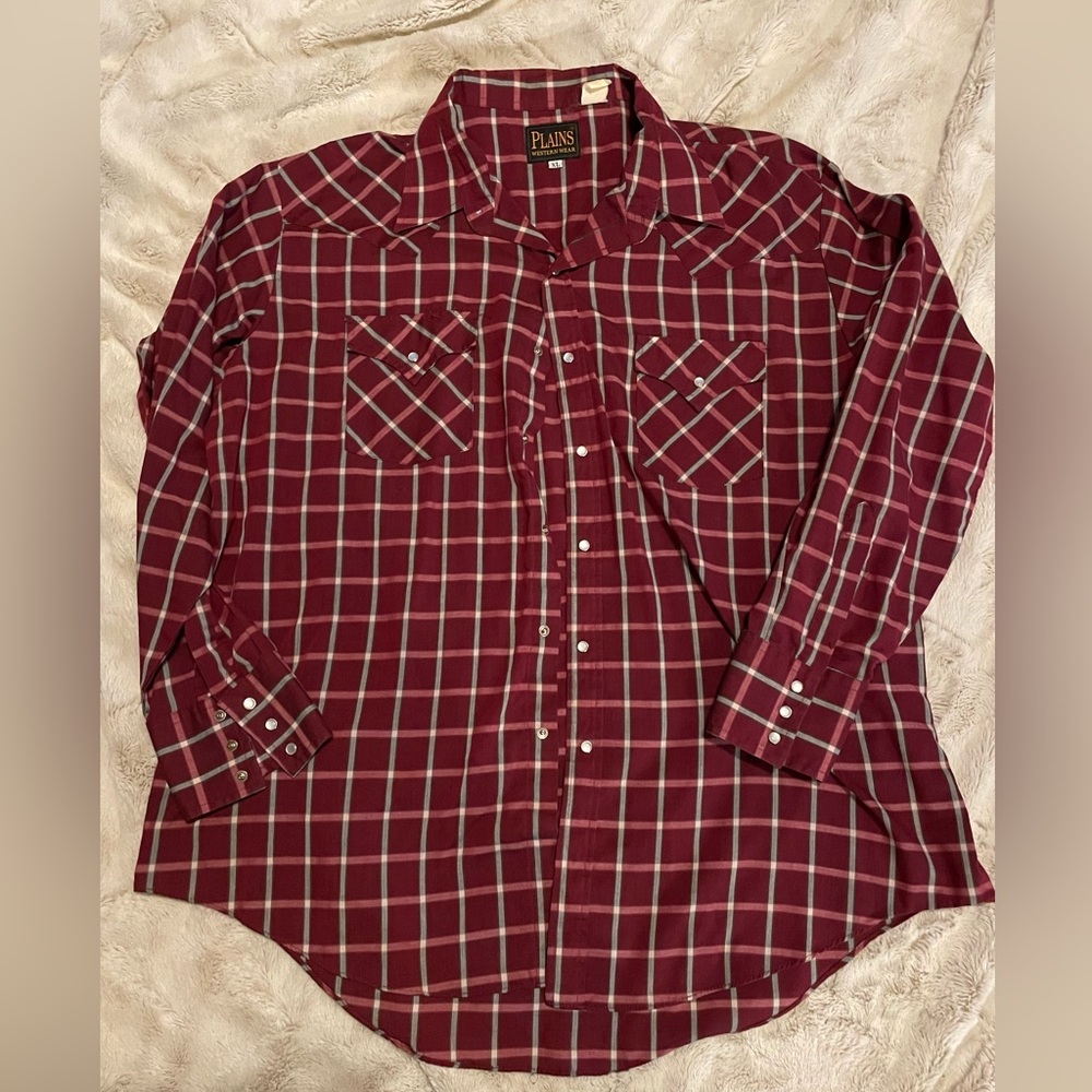 Plains Western Wear Pearl Snap